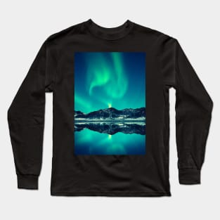 Magical Northern Lights Long Sleeve T-Shirt